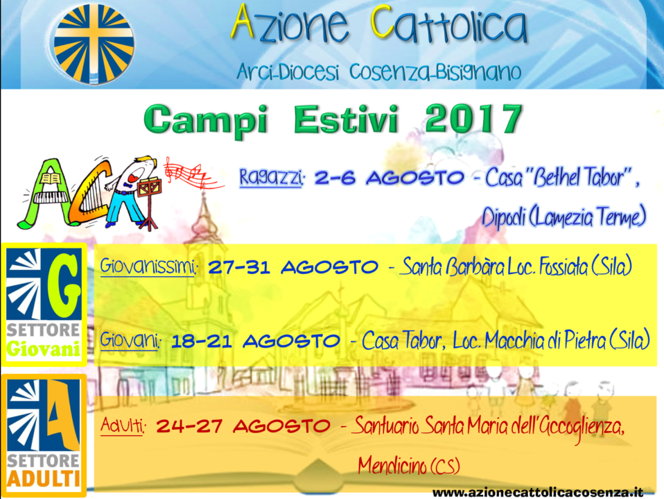 Campi estivi 2017