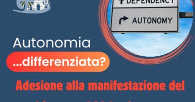 Adesione alla manifestazione del 23 marzo 2024